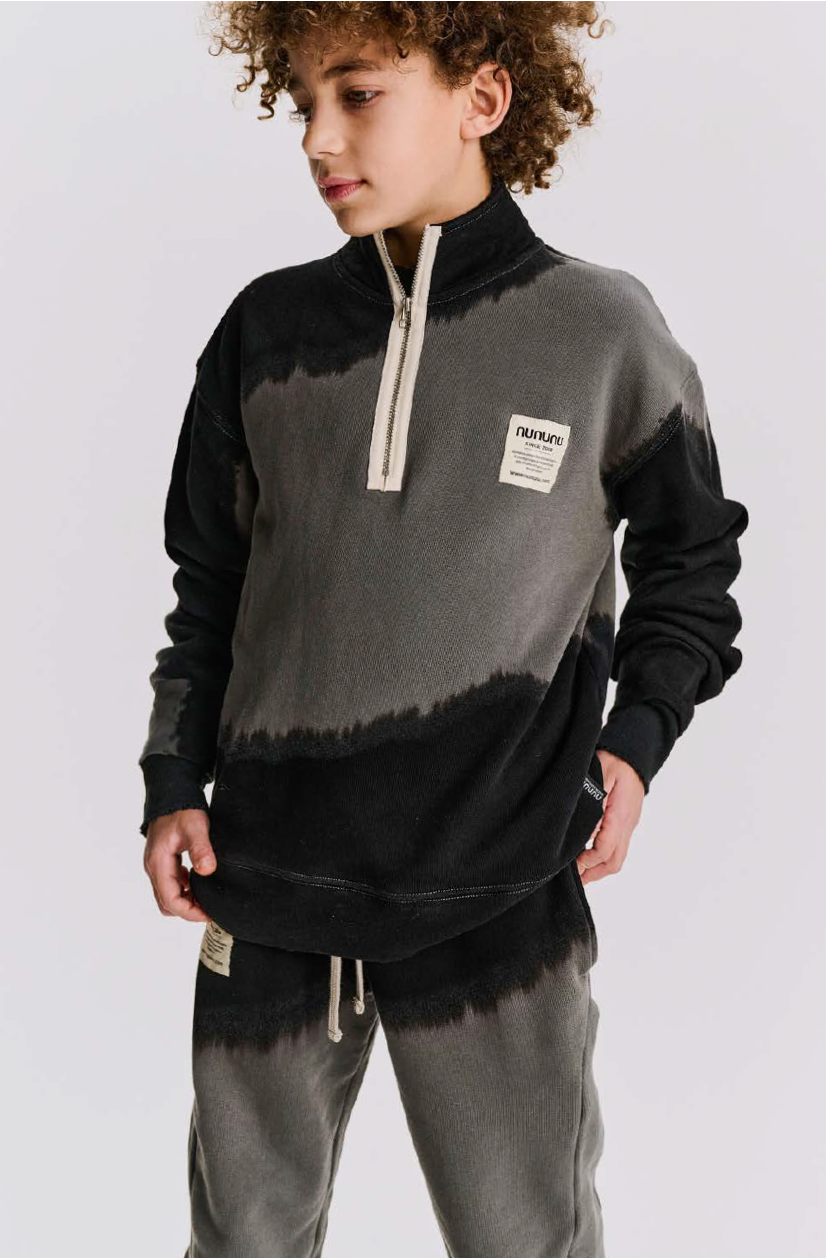Black Tie Dye Sweatshirt
