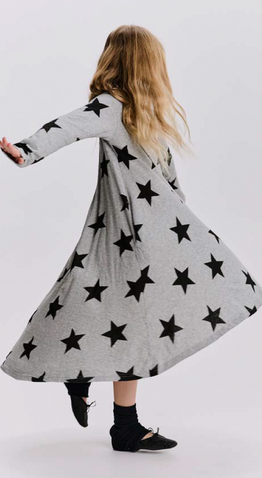 Heather Grey Star Dress