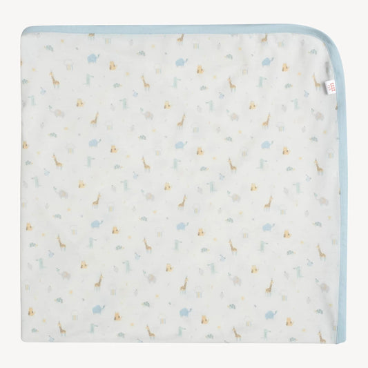 Blue Little Bitty Blanket - Wild Plains