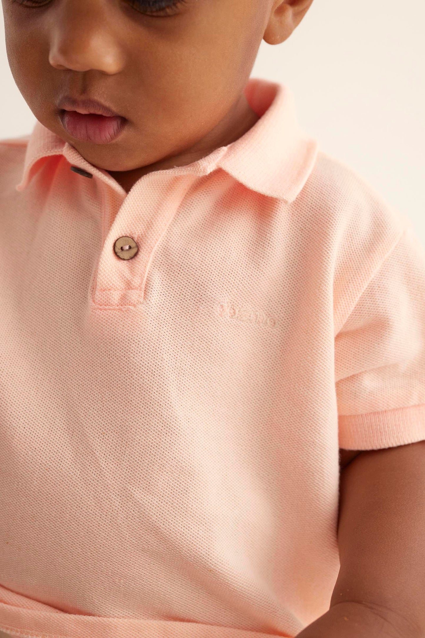 Neon Coral Polo Shirt