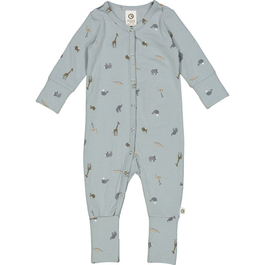 Mini Me Blue Animal Romper