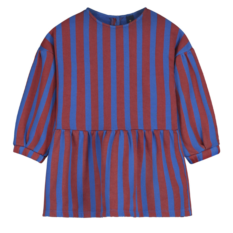 Blue Allover Stripes Dress - Wild Plains