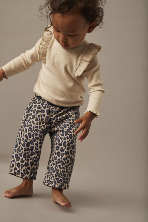 Stone-animal Print Pant