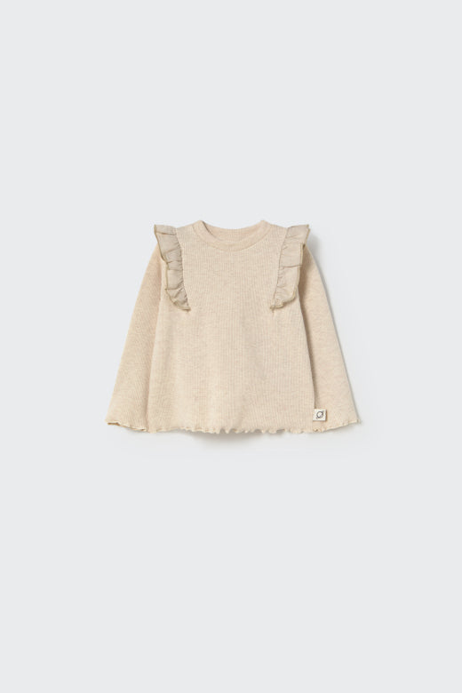 Stone-soft Cotton Rib Top