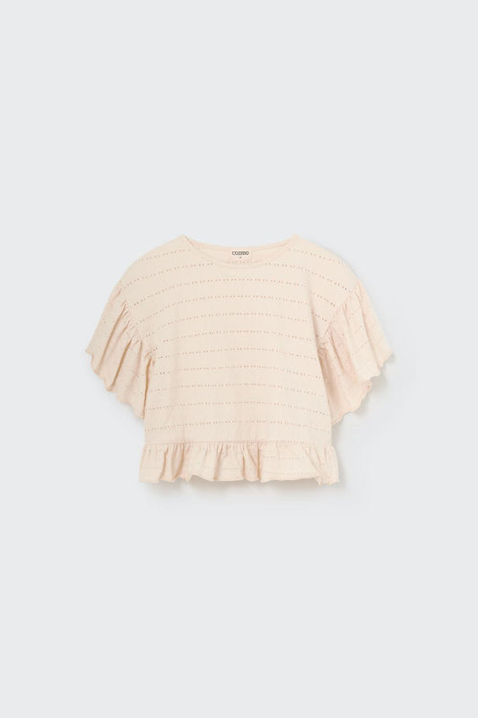 Ivory Ruffle Top