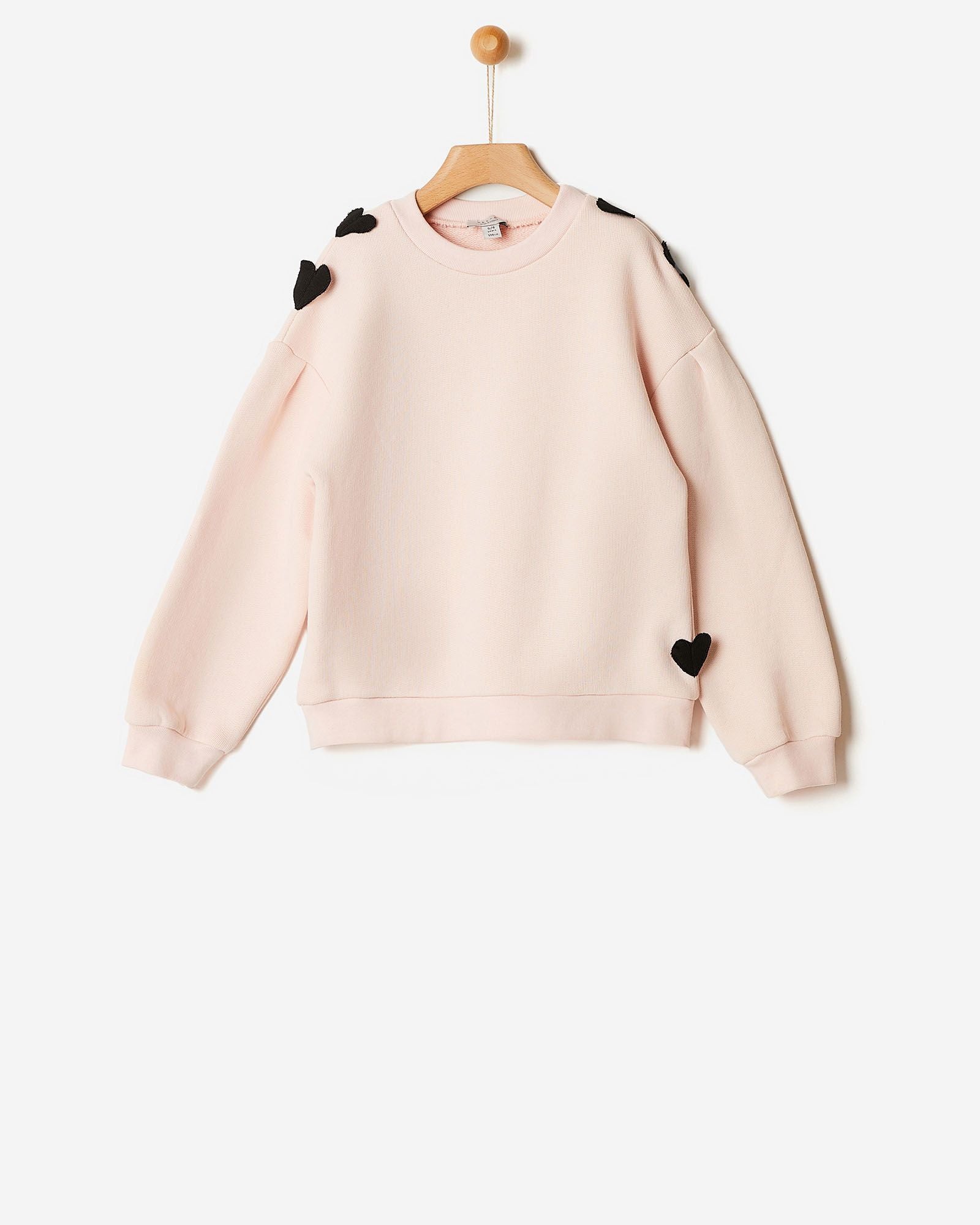 Blush heart sweatshirt - Wild Plains