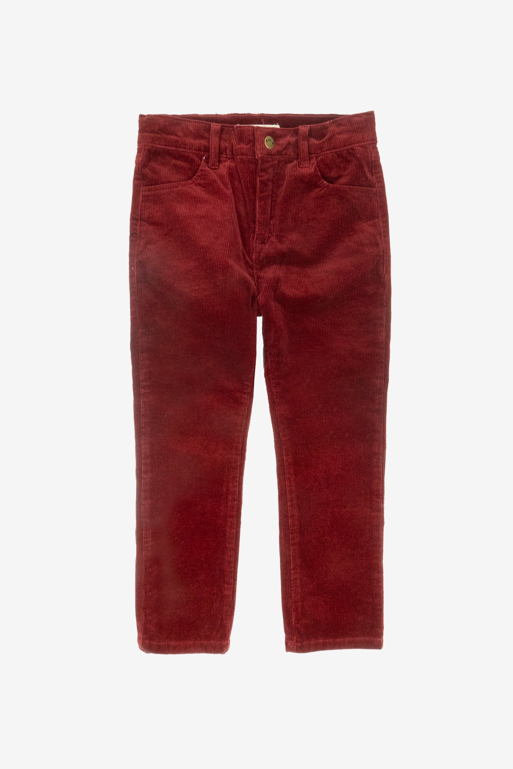 Brick red slim corduroy - Wild Plains