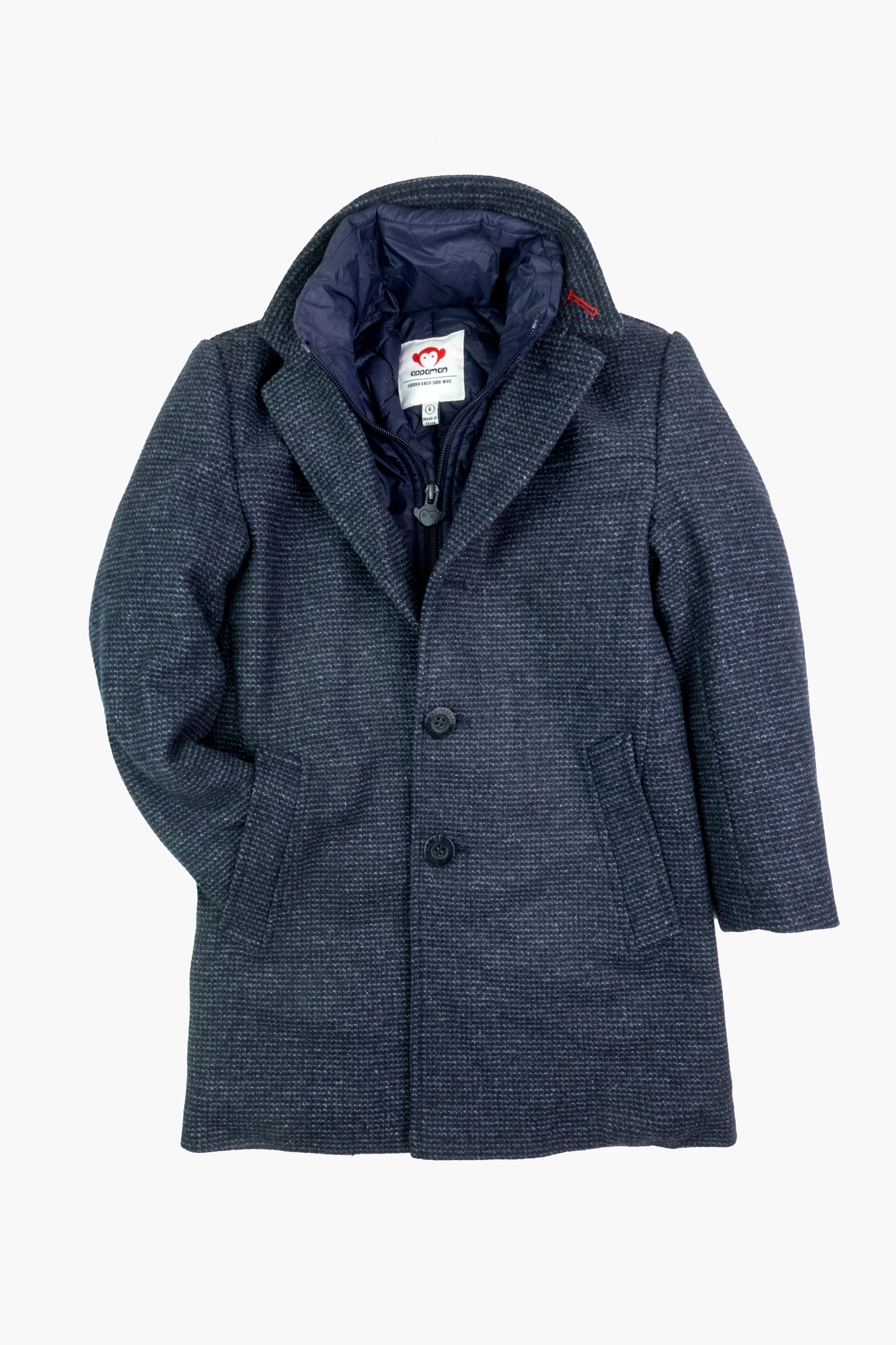 Navy city overcoat - Wild Plains