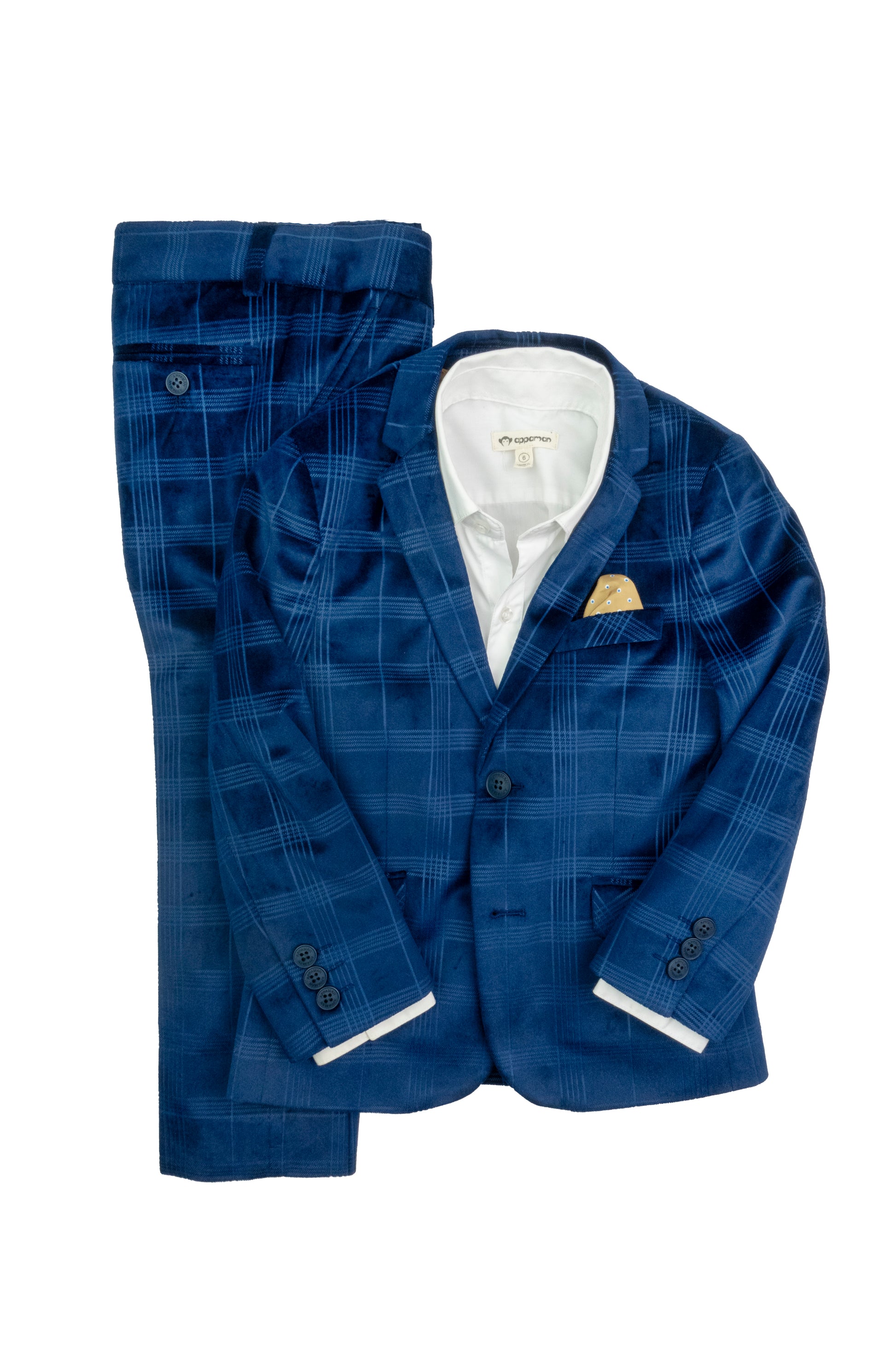 Blue velvet suit - Wild Plains