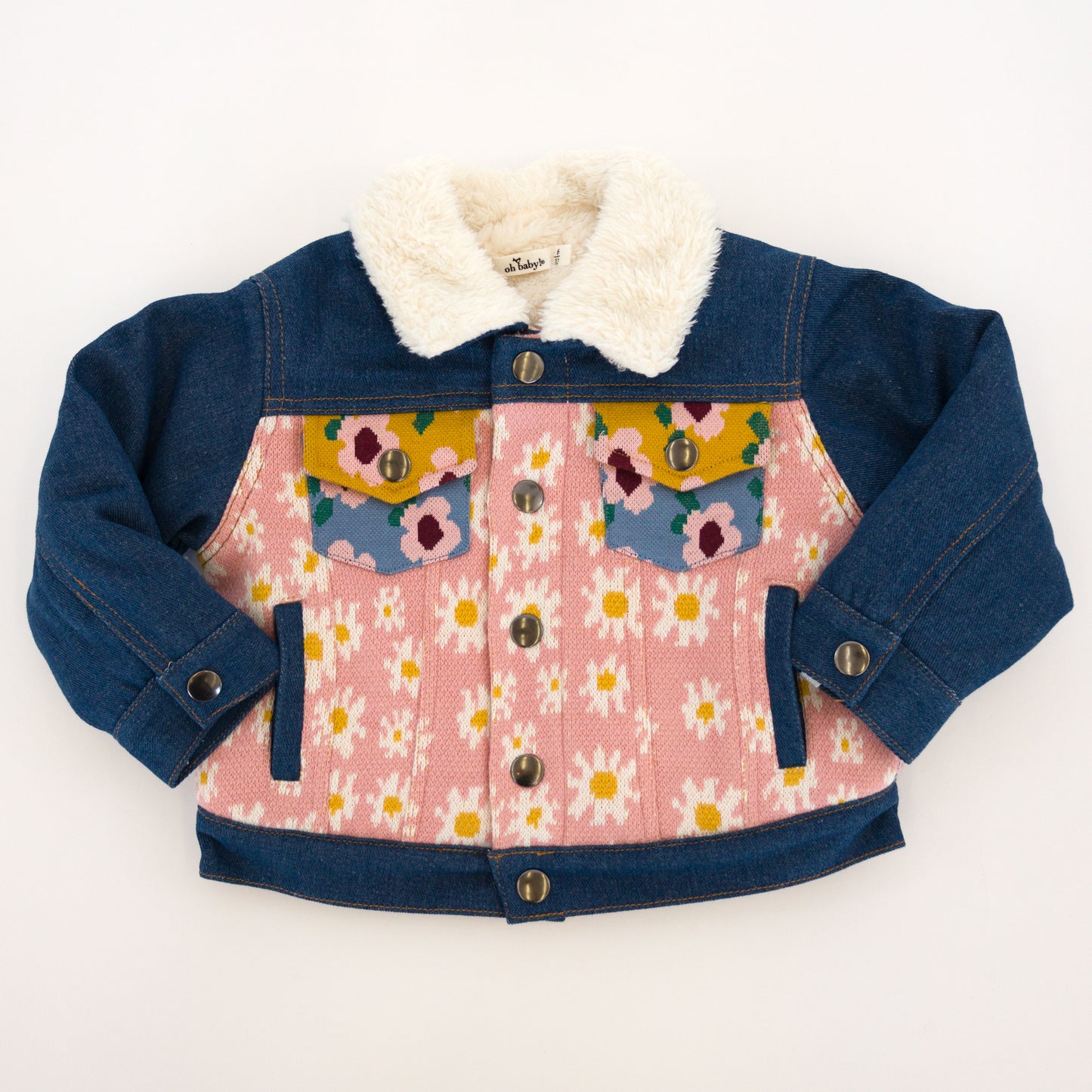 Quilted Heart Denim Jacket - Wild Plains