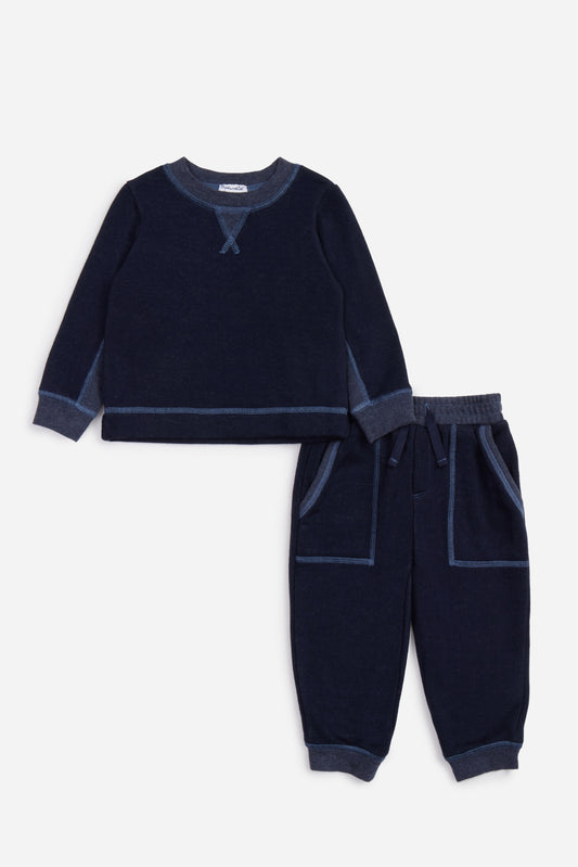 Navy Jogger Set
