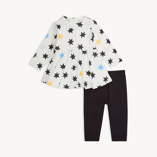 Cosmic Confetti Dress & Leggings
