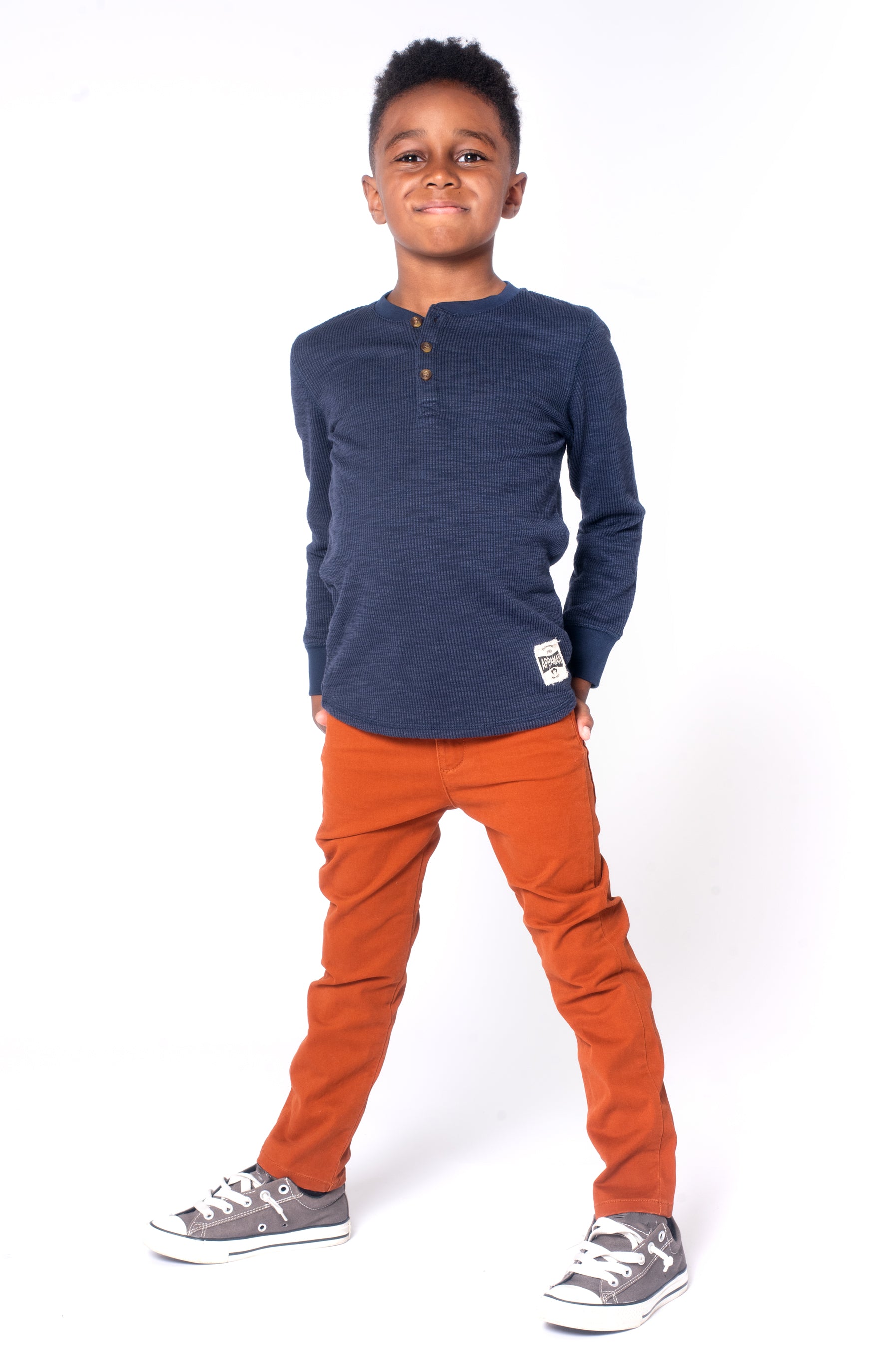 Terracotta Skinny Twill Pant - Wild Plains